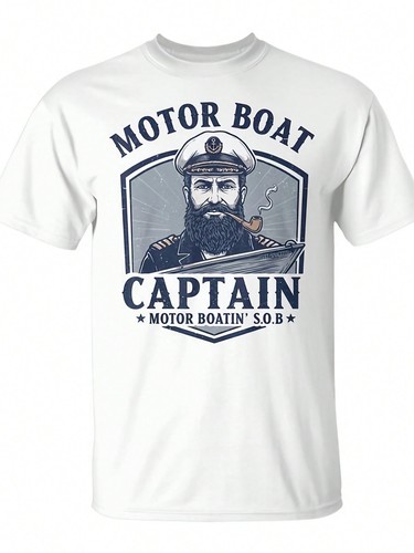 Men motor boat captain - men's,