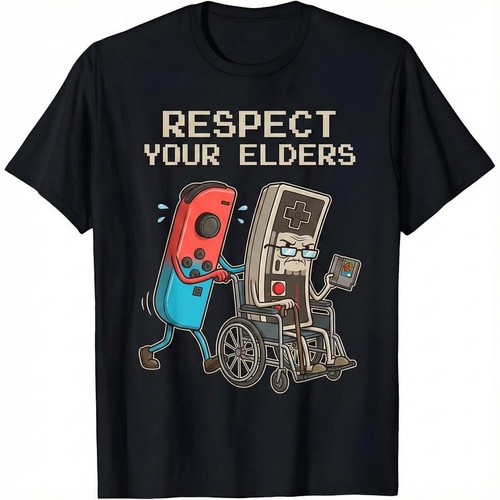 Funny retro gamer graphic - funny,