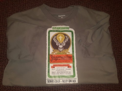 Jägermeister bottle label - jägermeister,